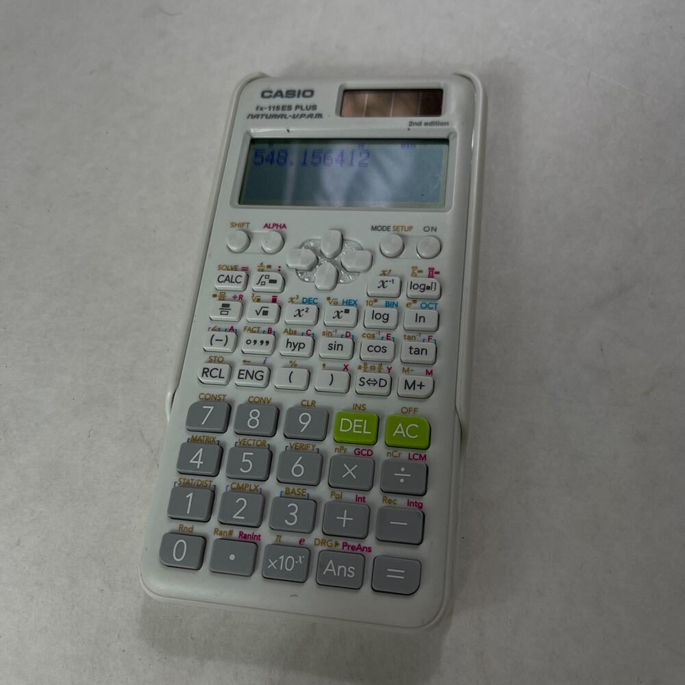 Casio FX-115ES Scientific Calculator With Cover